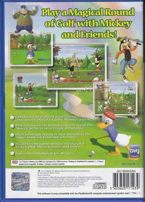 Disney Golf - PS2 (B Grade) (Genbrug)